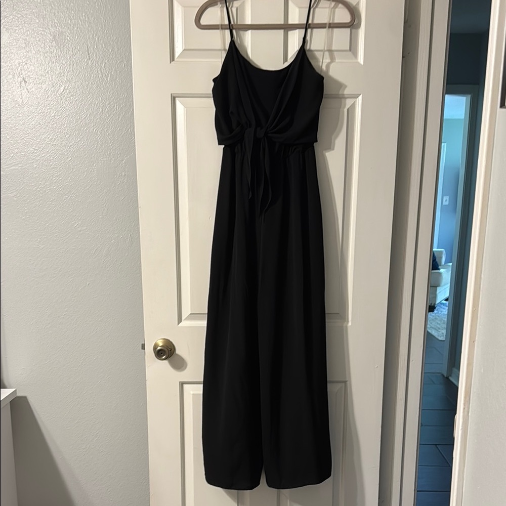 Elegant Black Sleeveless Jumpsuit